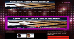 Desktop Screenshot of onlinejamsessions.com